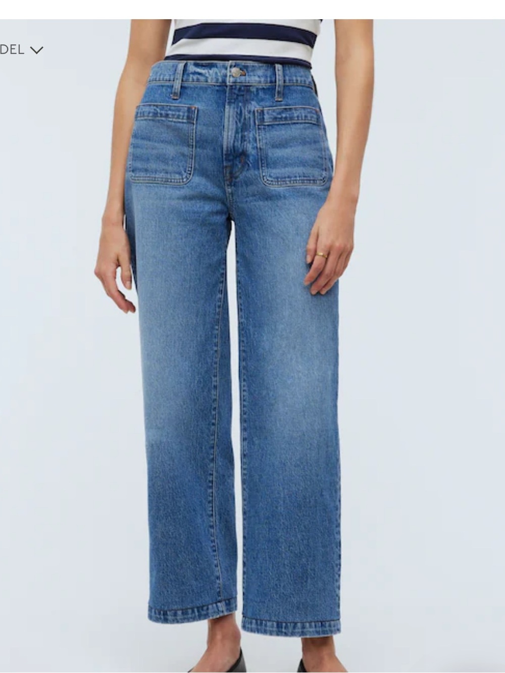MADEWELL The Perfect Vintage Wide Leg Jean